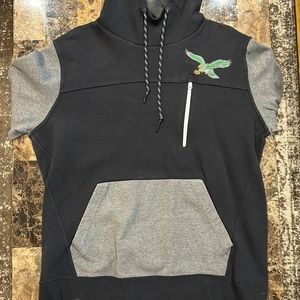 Nike Philadelphia Eagles NFL Hoodie Black Gray w/ Zip Pocket